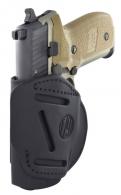 1791 Gunleather 4 Way Stealth Black Leather IWB/OWB For Glock 26-30/33/39; Sig P228/239; Sprgfld XDS/XDE/XD9/40; Taurus - 4WH4SBLR