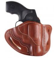 1791 Gunleather RVH1 Ruger LCR/S&W J-Frame Classic Brown Leather - RVH1CBRR