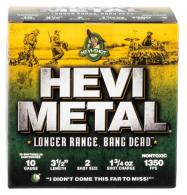 HEVI-Shot 37502 Hevi-Metal Longer Range 10 Gauge 3.5" 1 3/4 oz 2 Shot 25 Bx/ 10 Cs - HS37502