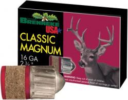Brenneke Classic Magnum 16 Gauge 2.75" 1 oz Slug 5 Bx/ 50 Cs