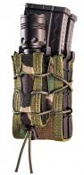 High Speed Gear TACO MOLLE X2RP Double Modular Rifle Magazine Pouch MultiCam Nylon w/Polymer Divider with Pistol Mag Po - 112RP0MC