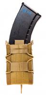 High Speed Gear TACO MOLLE Rifle Single Magazine Pouch Coyote Brown Nylon w/Polymer Divider - 11TA00CB