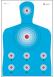 Action Target High Visibility Fluorescent Modified B-27 Silhouette Paper Target 23" x 35" 100 Per Box - PRCQ1100