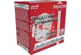 Fiocchi Shooting Dynamics Target Load 12 GA 2.75" 1 1/8 oz  #7.5  25rd box - 12SD18L75