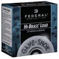 Federal Game-Shok Upland 410 Gauge 2.5" 1/2 oz #6 Shot 25rd box - H4126