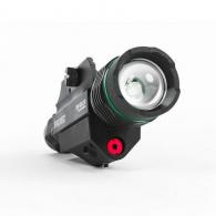 iProtect RM400 LSR Green 40/400 Lumens Light Red Laser Rechargeable Li-ion Battery Black Aircraft Aluminum - 6794