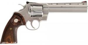 Colt Python .357 Magnum 6" Stainless 6 Shot Revolver, Walnut Grips - PYTHONSP6WTS