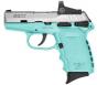 SCCY CPX-1 RD Sky Blue/Stainless 9mm Pistol - CPX1TTSBRD