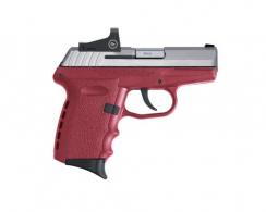 SCCY CPX-2 RD Crimson/Stainless 9mm Pistol - CPX2TTCRRD