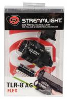 Streamlight TLR-8 A with Green Laser Clear LED 500 Lumens CR123A Lithium Battery Black Aluminum High/Low Switch