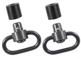 Outdoor Connection Push Button Swivel Set 1.25" Black Steel - PBS19122