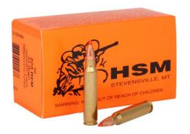 HSM Varmint V-Max 223 Remington Ammo 55 gr 50 Round Box - 22315