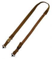 Tacshield Tactical 2-Point Sling with QD Swivels Fast Adjust Coyote Webbing for Rifle/Shotgun - T6040CY