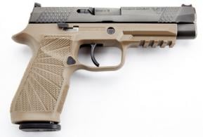 Wilson Combat P320 Tan/Black Action Tuned Curved Trigger 9mm Pistol - SIGWCP320F9TATC