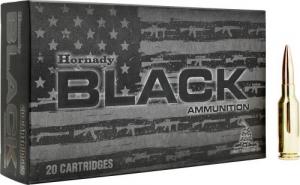 Hornady Black 6mm ARC Ammo  105gr Boat-Tail Hollow Point Match 20 round box - 81604