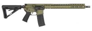 Black Rain Ordnance Fission Green Battleworn 223 Remington/5.56 NATO AR15 Semi Auto Rifle - BROSS2020FRBG