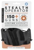 Stealth Operator Compact Clip Holster Black Polymer OWB Left Hand - H60180