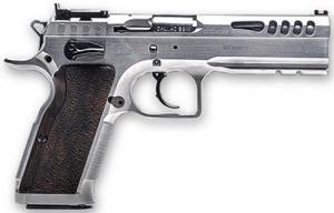 Italian Firearms Group (IFG) Stock Master 9mm 4.75" 16+1 Hard Chrome Black Polymer Grip - TFSTOCKM9SF