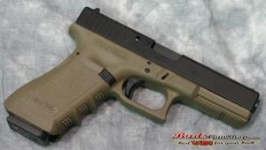 Glock 22 40 S&W 10 Rnd Fixed Sights OD Green - PI2257201