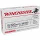 Main product image for Winchester Full Metal Jacket 5.56x45mm NATO Ammo 55 gr 20 Round Box