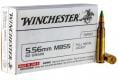Main product image for Winchester Green Tip  5.56x45mm NATO Ammo 62gr Full Metal Jacket 20 Round Box