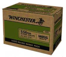 Winchester Full Metal Jacket 5.56x45mm NATO Ammo 62 gr 1000 Round Box - WM8551000