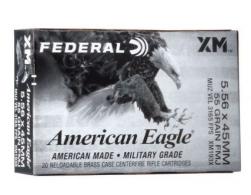 Federal American Eagle 5.56x45mm NATO 55 gr Full Metal Jacket Boat-Tail 420rd Ammo Can - XM193BK420AC1X