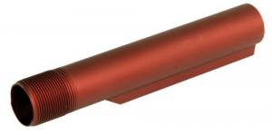 LBE Unlimited Mil-Spec Buffer Tube 6 Position AR-15 Red - MBUF002-RED