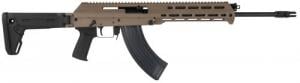 M+M Industries M10X Flat Dark Earth 7.62 x 39mm AK47 Semi Auto Rifle - M10XZSH-FDE