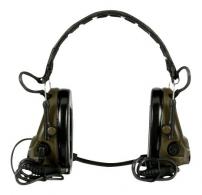 Peltor ComTac V Hearing Defender Headset 23 dB Over the Head Coyote Cups w/Black Headband - MT20H682FB09CY