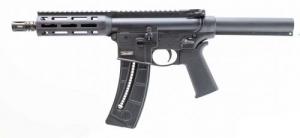 Smith & Wesson M&P15-22 22 Long Rifle 8in Black Modern Sporting Pistol - 25+1 Rounds - WITHOUT BRACE - 13321S