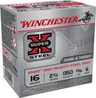 Winchester Ammo Super X Xpert High Velocity 16 Gauge 2.75" 15/16 oz 6 Shot 25 Bx/ 10 Cs - WE16GT6