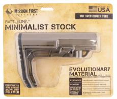 Mission First Tactical Battlelink Minimalist Mil-Spec Stock Scorched Dark Earth Synthetic - BMSMIL-SDE