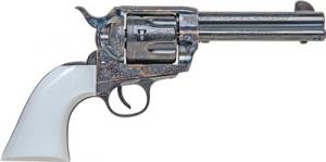Traditions Firearms 1873 Frontier Blued/White Grip 45 Long Colt Revolver - SAT73110BTM