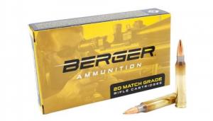 Berger Tactial Open Tip Match Hollow Point 223 Remington Ammo 20 Round Box - 23030
