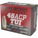 Fort Scott Munitions TUI Solid Copper 45 ACP Ammo 180 gr 20 Round Box - 450180SCV
