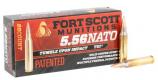 Fort Scott Munitions TUI Solid Copper 5.56 NATO Ammo 55 gr 20 Round Box - 556055SCV