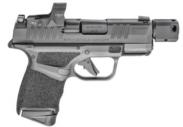 Springfield Armory Hellcat Micro-Compact RDP w/Hex Wasp 9mm 3.80" 11+1 Black Black Melonite Steel Slide - HC9389BTOSPWASPMS
