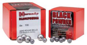 Hornady 6020 Black Powder Lead Balls 36 Cal .375 100 Per Box - 6020