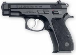 CZ 75 Compact 9mm Pistol 3.75 Black Polycoat 14+1