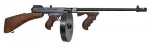 Thompson 1927A-1 Deluxe Carbine .45 ACP 18" 20+1 (Stick), 100+1 (Drum) Blued American Walnut Removeable Fixed Stock Wood - T1B100D