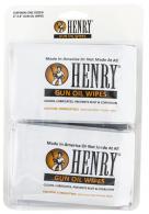 Henry Gun Oil Wipes Cleans, Lubricates, Prevents Rust & Corrosion Wipes 12 Per Pack - HGOW012