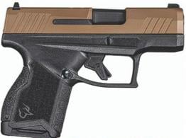 Taurus GX4 Micro-Compact Black/Coyote Cerakote 9mm Pistol - 1GX4M93E