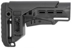 NCStar Tactical PCP52 Mil-Spec Stock Black Synthetic Collapsible with Adjustable Cheekpiece - DLG-087-052