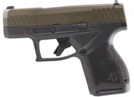 Taurus GX4 Micro-Compact Black/Green 9mm Pistol - 1GX4M93B