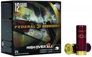 Federal Premium High Overall 12 GA Ammo 2.75" 1 oz  #7.5 shot 1200fps  25rd box