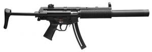 Heckler & Koch H&K MP5 .22 LR 16.10" 10+1 Black Retractable Stock Black Polymer Grip Faux Suppressor Right Hand - 81000469
