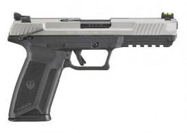 Ruger 57 5.7x28mm Pistol 4.94" Lightening Cut Stainless Slide, Black Frame 20+1 - 16408