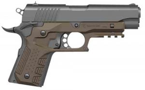 Recover Tactical Grip & Rail System Tan Polymer Picatinny for Compact 1911 - CC3C-02