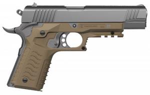 Recover Tactical Grip & Rail System Tan Polymer Picatinny for Standard Frame 1911 - CC3H-02
